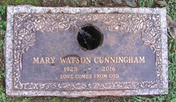  Mary <I>Watson</I> Cunningham