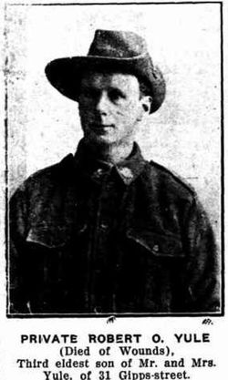 Private Robert Oliver Yule