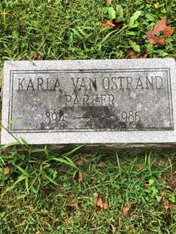  Karla Harriet <I>Van Ostrand</I> Parker