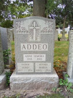  Anne Angela <I>Addeo</I> Semora