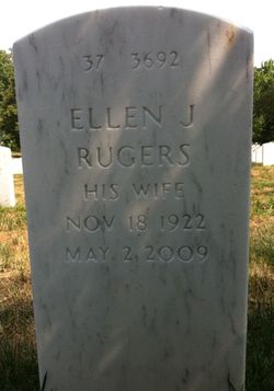  Ellen Jane <I>Tucker</I> Foote Rugers