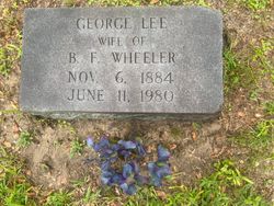  Georgia B “George” <I>Lee</I> Wheeler