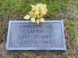  Charlotte “Lottie” <I>Lee</I> Lawton