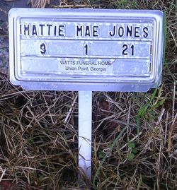  Mattie Mae Jones