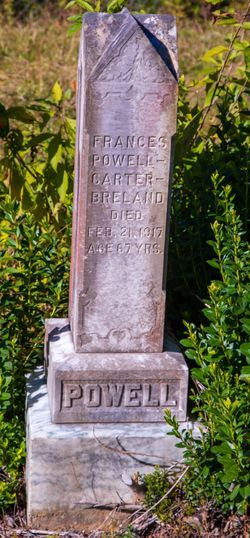  Frances “Fannie” <I>Powell</I> Breland