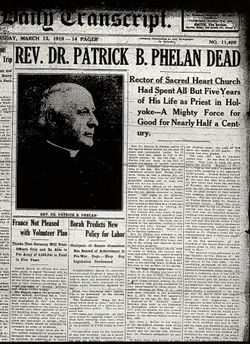 Rev Patrick B Phelan