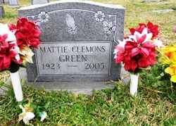 Mattie Clemons Green (1921-2005)