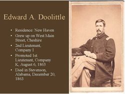 1LT Edward Doolittle