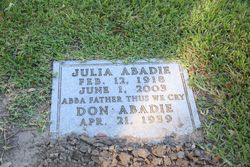  Julia A <I>Archer</I> Abadie