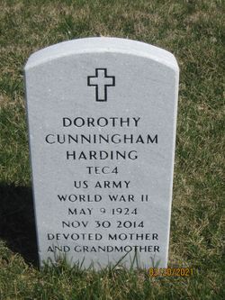  Dorothy <I>Cunningham</I> Harding