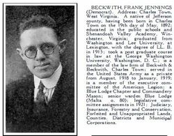  Francis Jennings “Frank” Beckwith