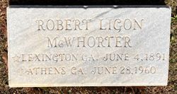  Robert Ligon McWhorter Sr.