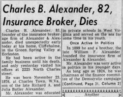  Charles Butler Alexander Sr.