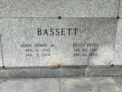  Betty Jane <I>Frith</I> Bassett