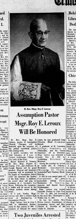 Rev Fr Roy E Leroux